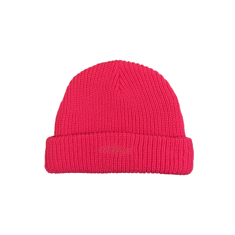 beanie pink