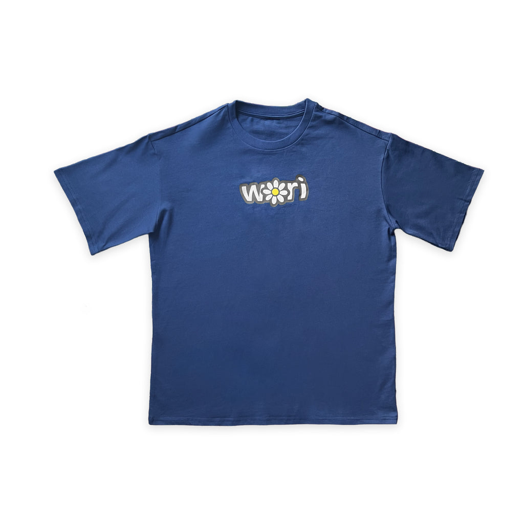 wori logo tee blue