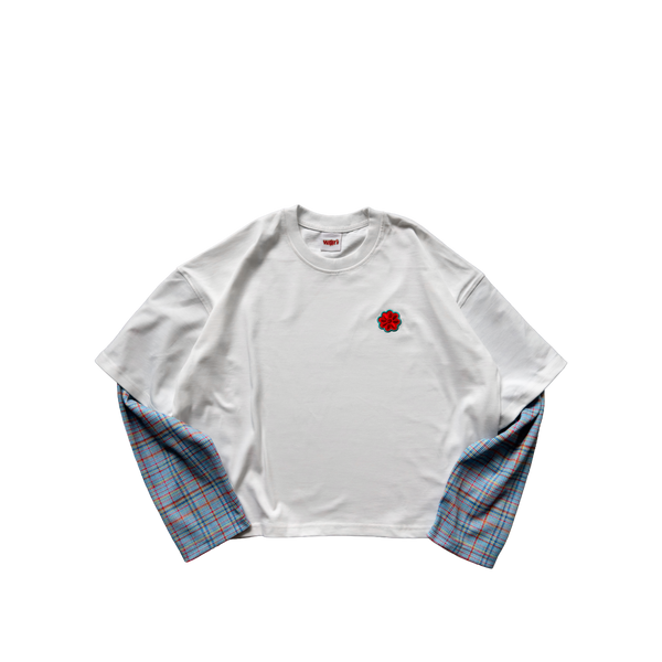 waffle knit longsleeve tee