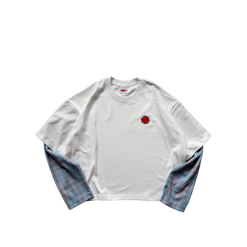 waffle knit longsleeve tee