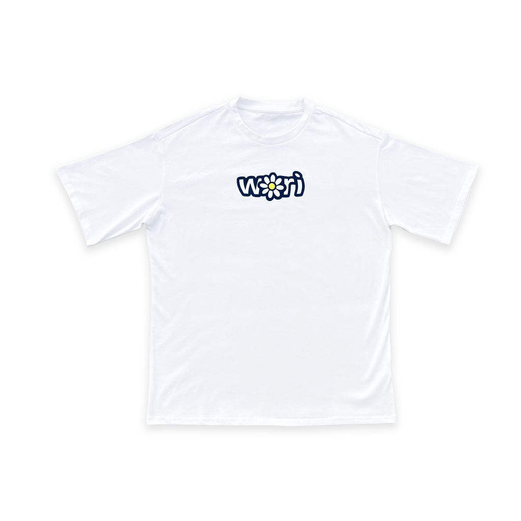 wori logo tee white