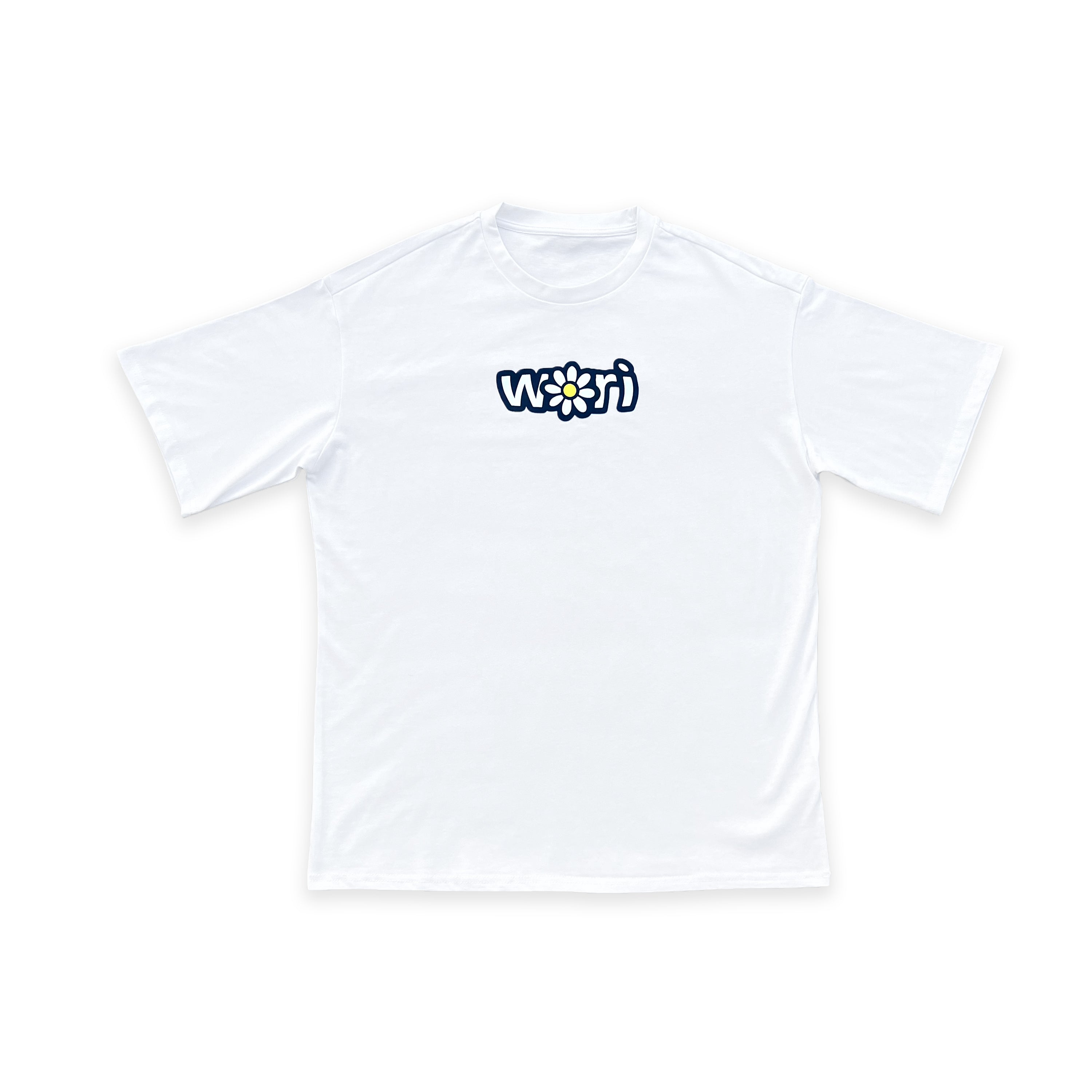 wori logo tee white