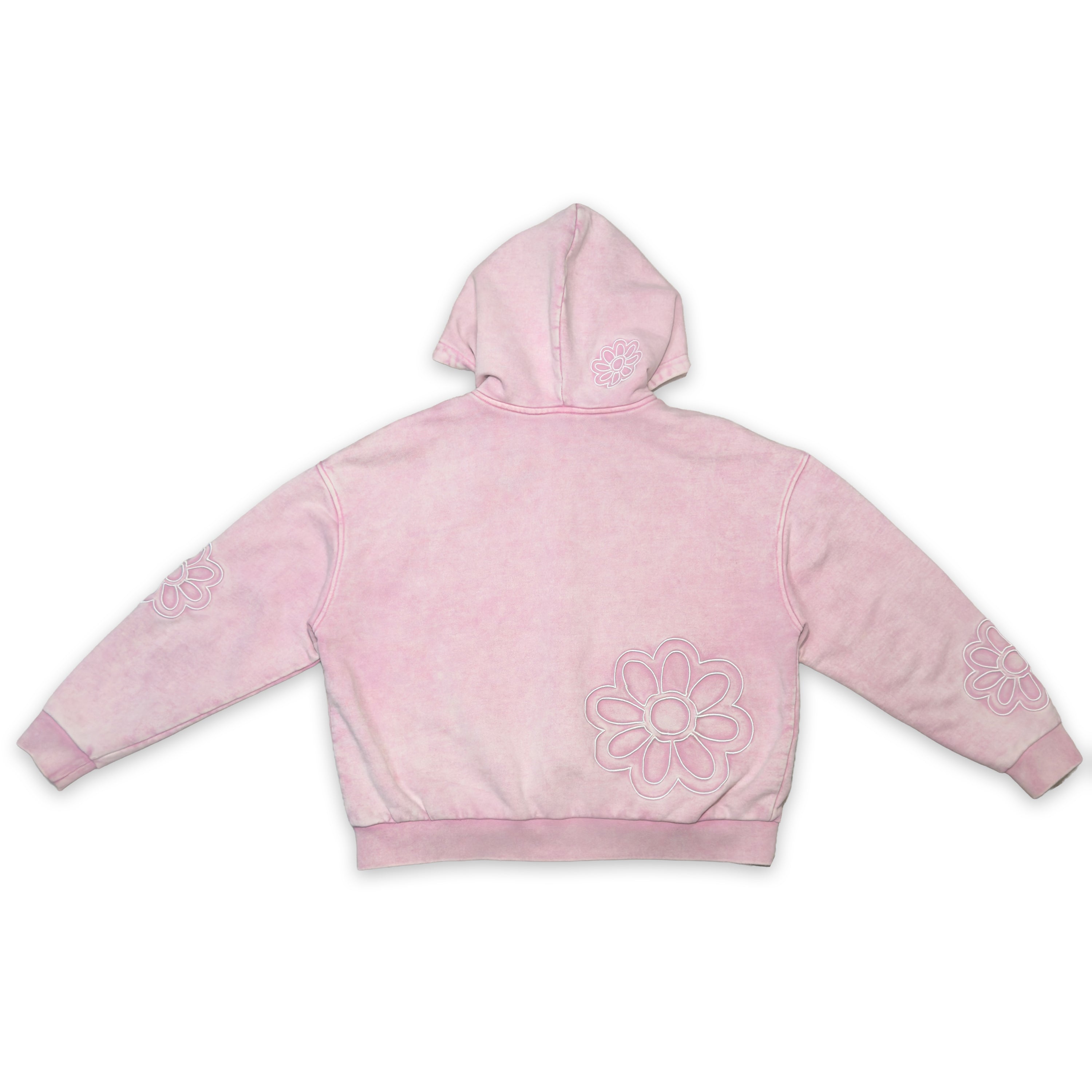 wori flower field zip-up pink