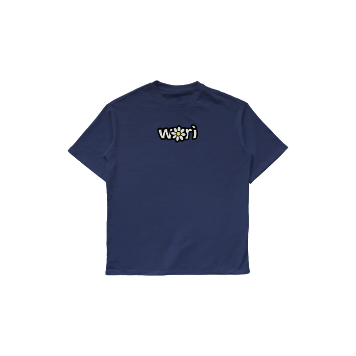 logo tee blue