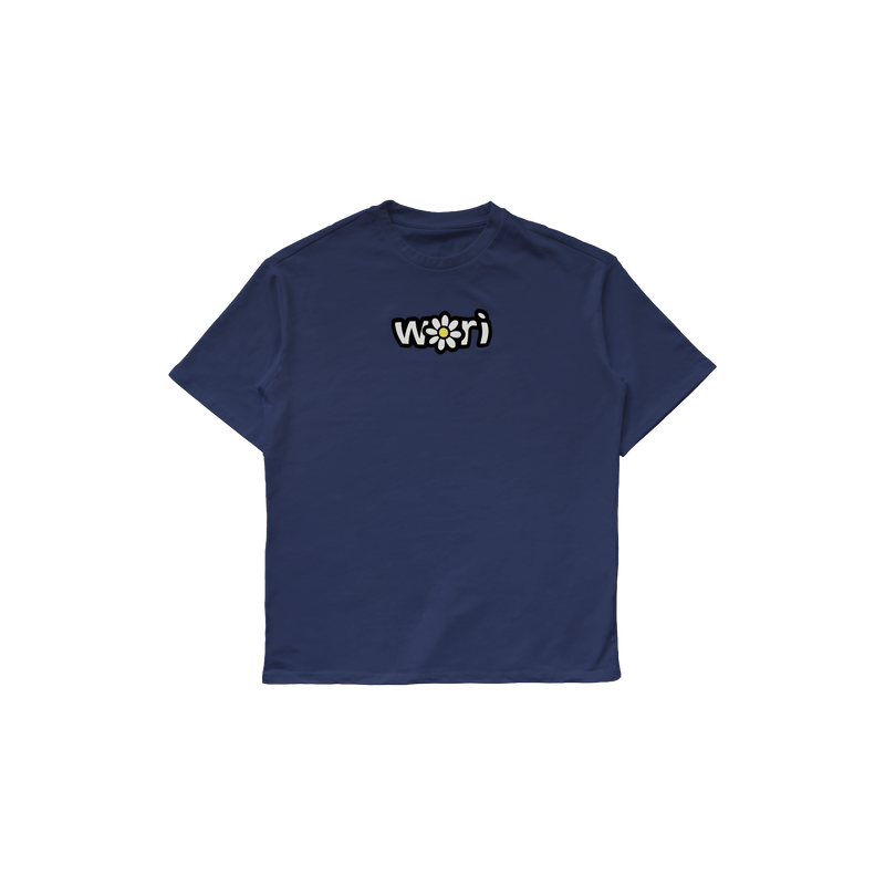 logo tee blue