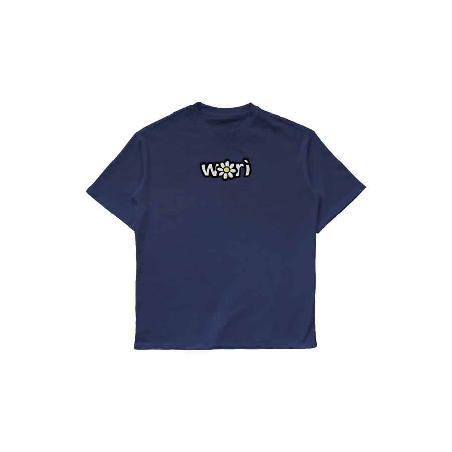 logo tee blue