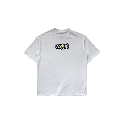 logo tee white