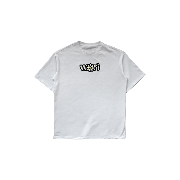 logo tee white