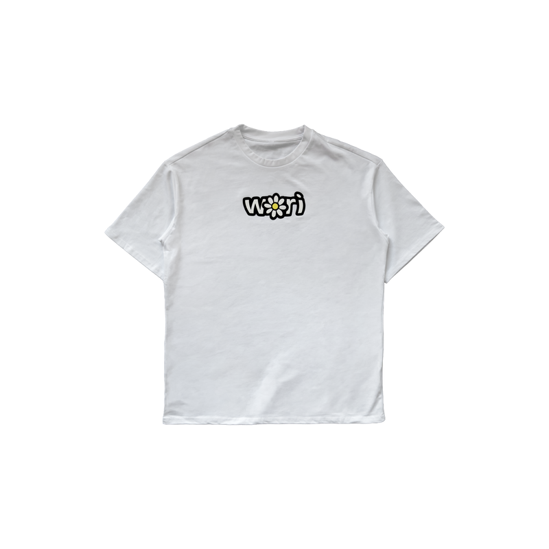 logo tee white