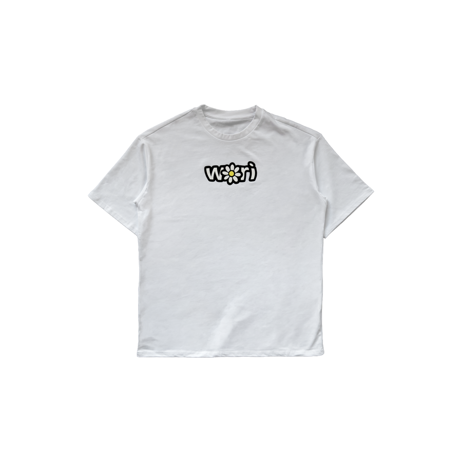 logo tee white